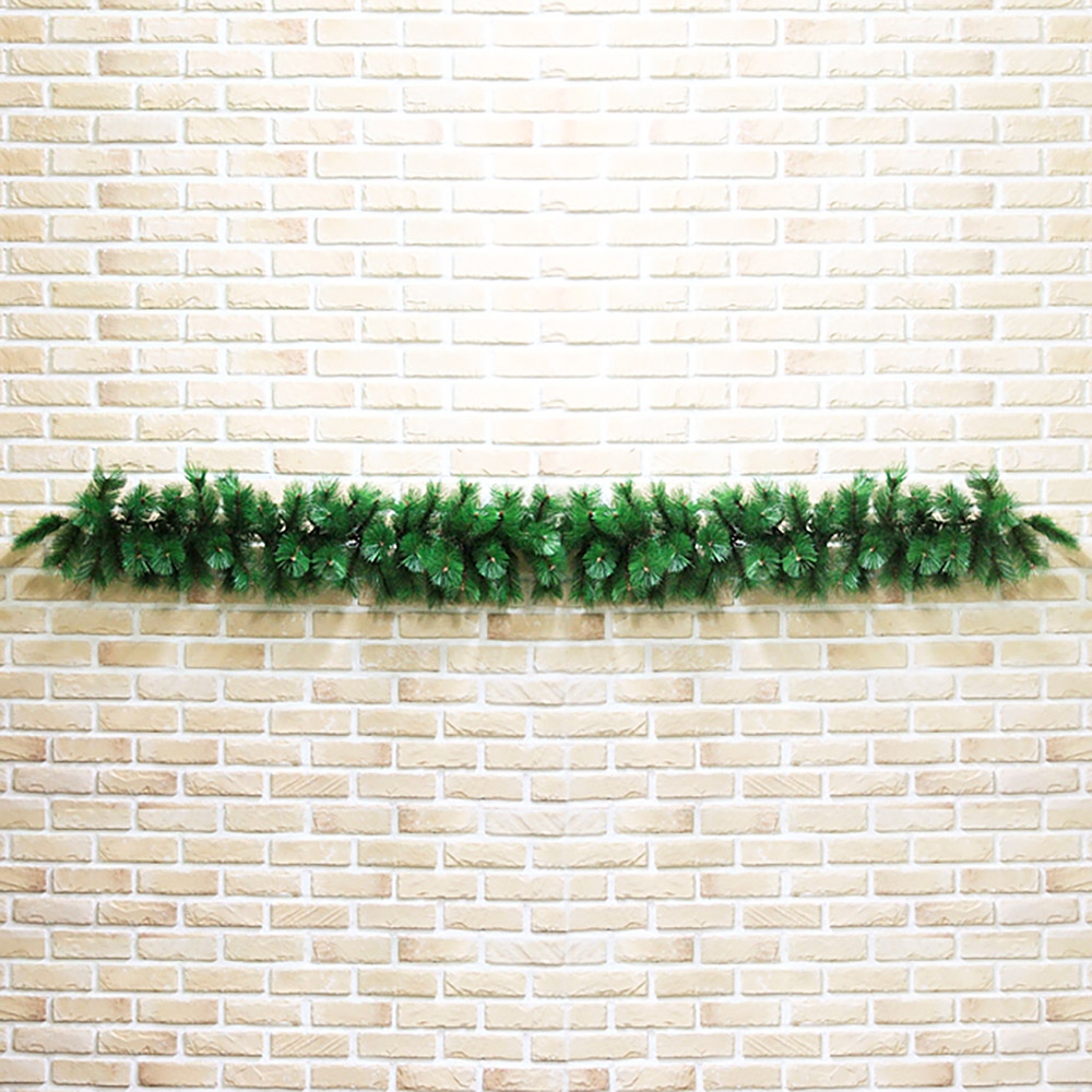 270cm 고급 솔잎 장식용 가랜드 크리스마스 가렌드 크리스마스트리 트리장식 장식용품