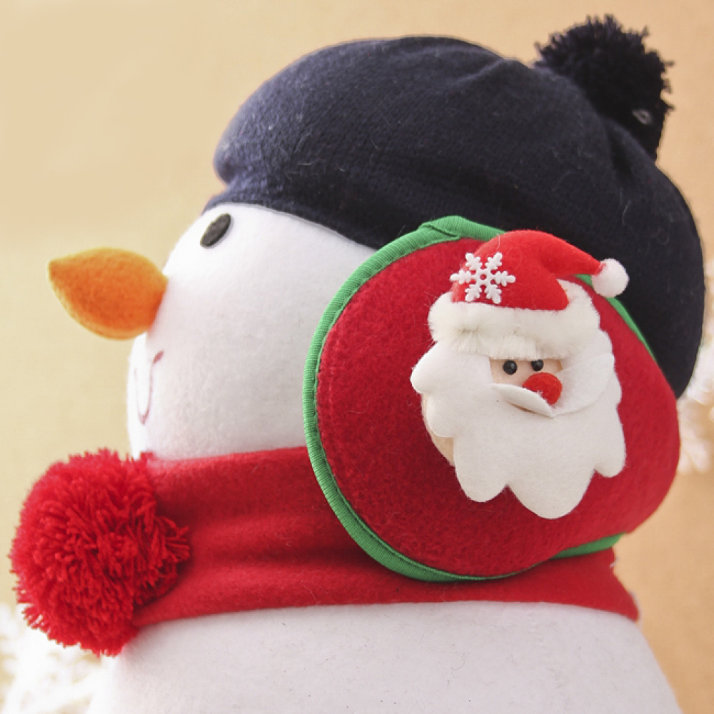몽실몽실 산타 귀마개 겨울용 털귀마개 귀도리 귀덮개 방한용품 스키용품 보드용품 방한귀마개
