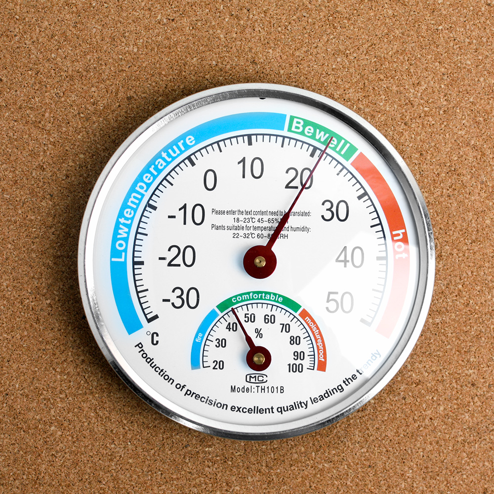 고급 정밀 온도계 습도계 13cm 아날로그 온습도계 온습도 온도 습도 탁상온습도계