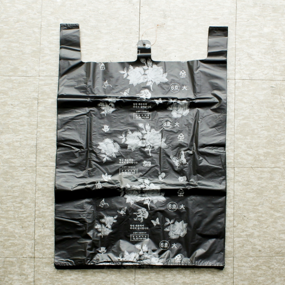 이불 비닐봉투 검정-6호 대 50p 다용도 의류봉투 비닐 비닐봉지 봉투 쓰레기봉투 마트봉투