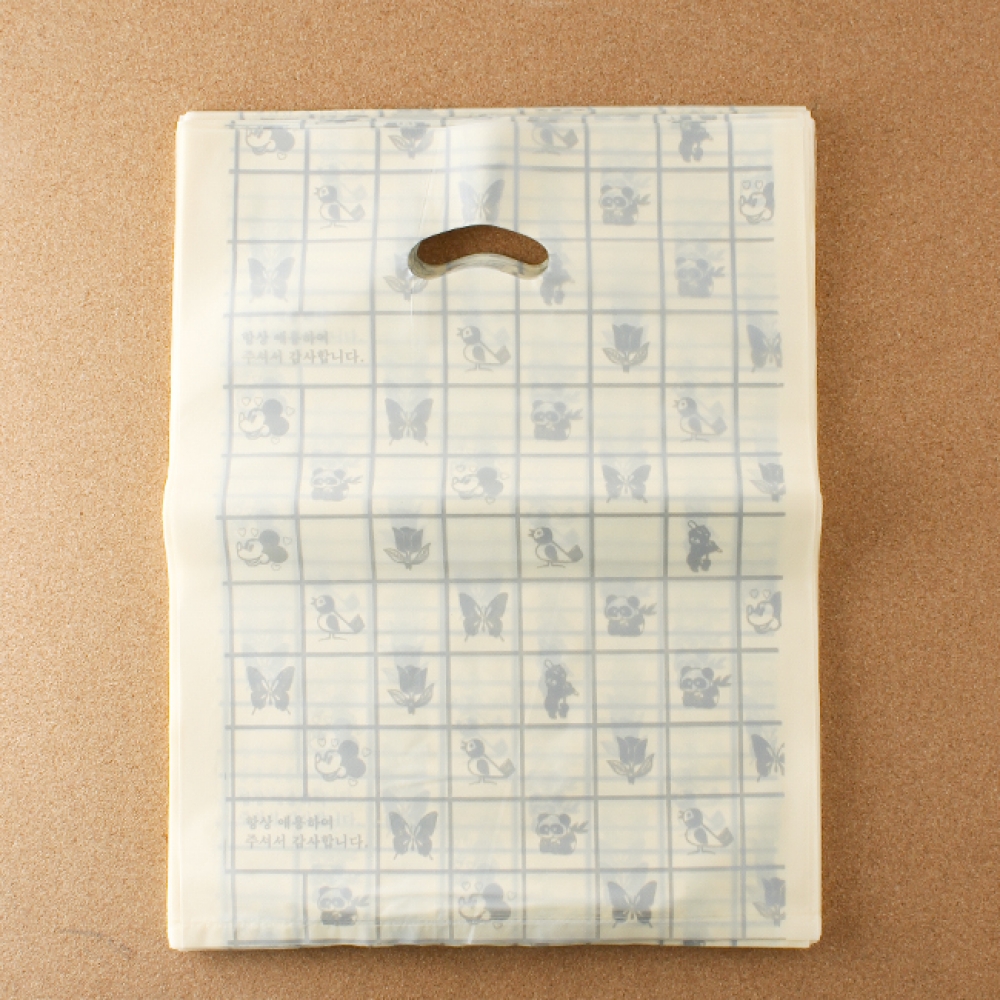 양장비닐봉투 베이지-30cm 100p 다용도 의류봉투 비닐 비닐봉투 비닐봉지 봉투