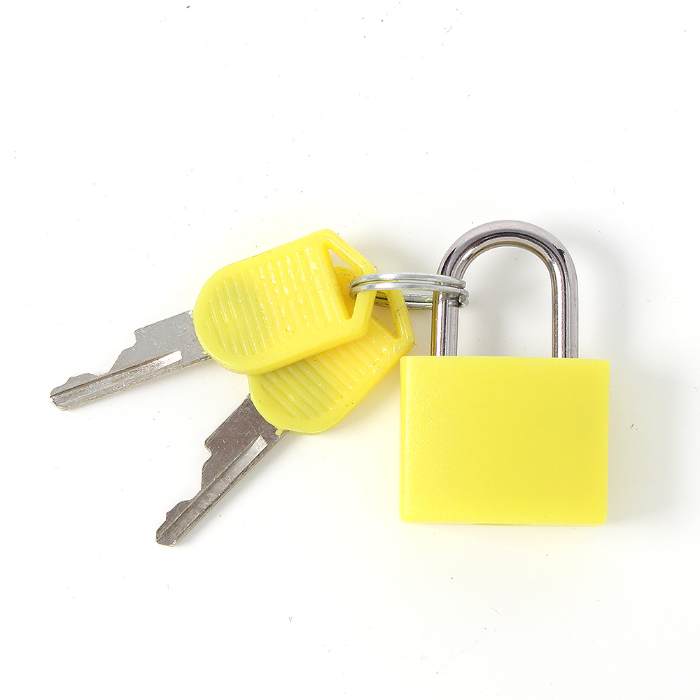 23mm 컬러 자물쇠 열쇠형 사물함자물쇠 열쇠자물쇠 잠금장치 분실대비잠금장치 도난방지용