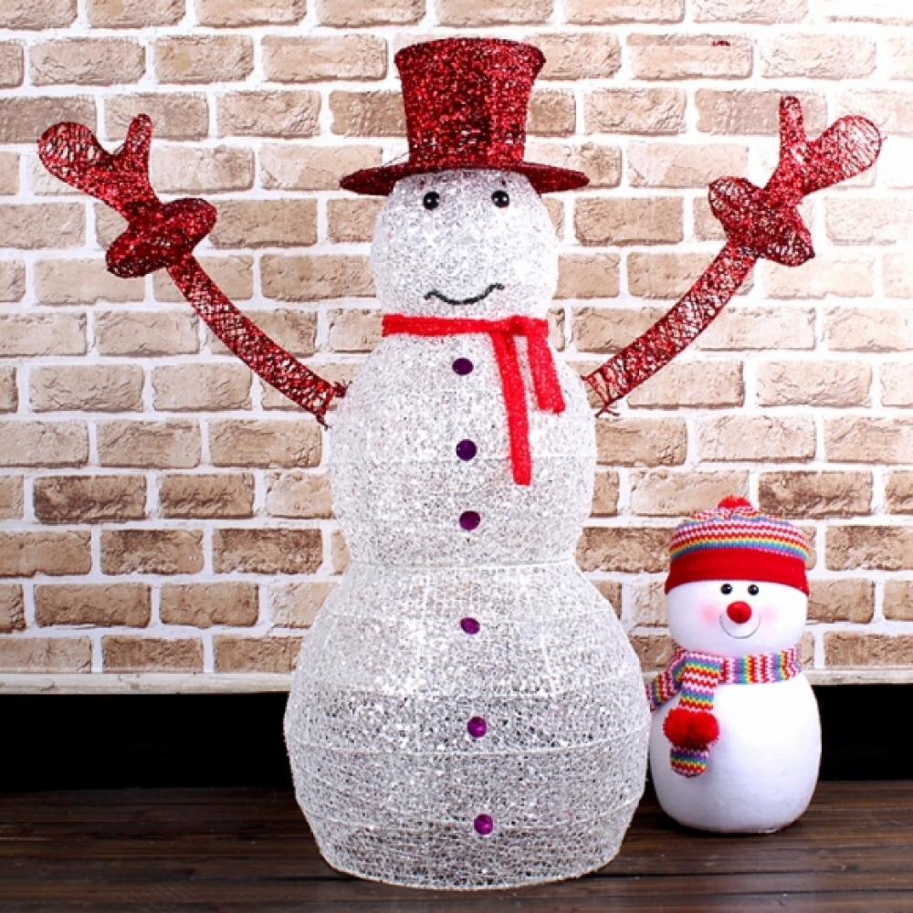 125cm 대형 눈사람 장식 크리스마스 인형 눈사람인형 눈사람장식 크리스마스장식인형