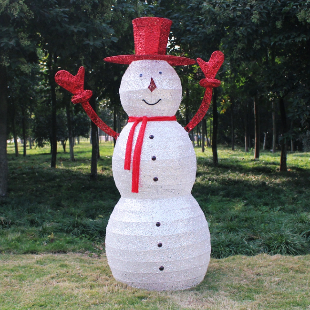 150cm 크리스마스 대형 눈사람 장식 대형눈사람 쇠사슬 눈사람인형 눈사람장식