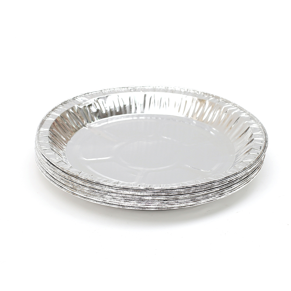 10p 롯데 은박접시 20cm 일회용 알루미늄 접시 일회용접시 일회용용기 일회용그릇