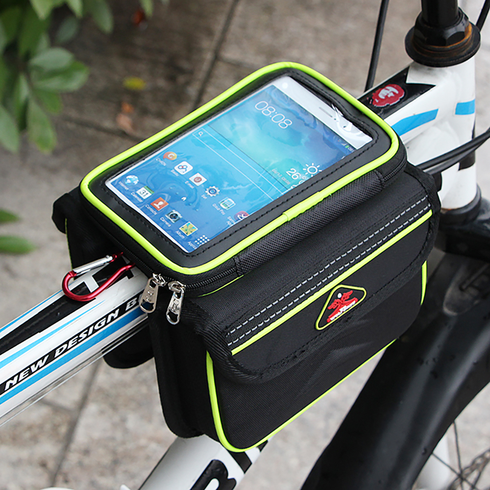 더블백 자전거 스마트폰가방 터치가능 자전거가방 터치스크린가방 자전거스마트폰가방