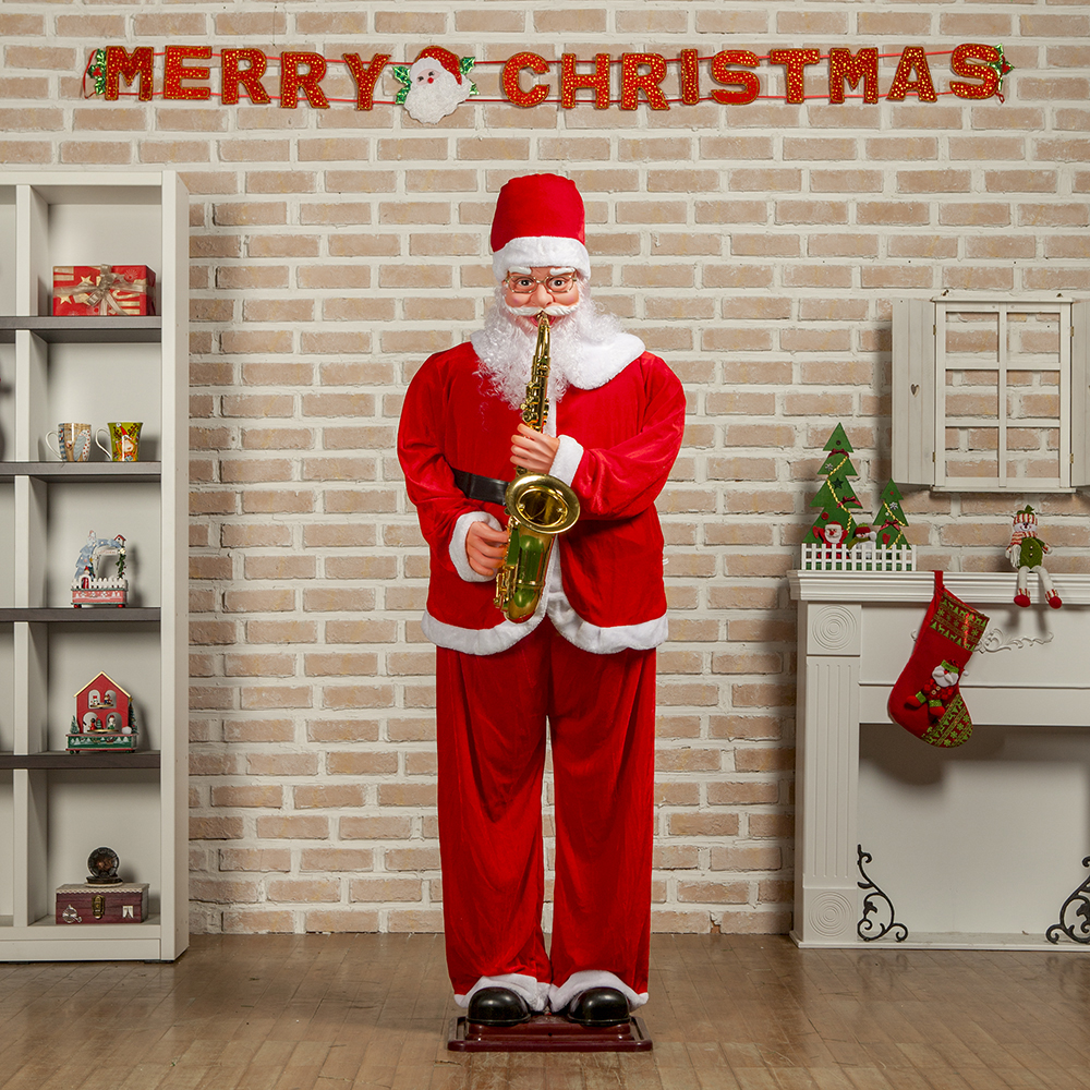 180cm 색소폰 대형 산타클로스 크리스마스 대형산타 크리스마스산타 대형산타클로스 산타인형