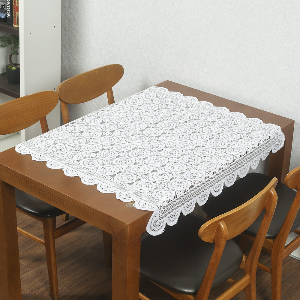 프렌치 레이스 테이블보 해바라기 사각 식탁보 식탁커버 테이블 테이블매트 식탁매트