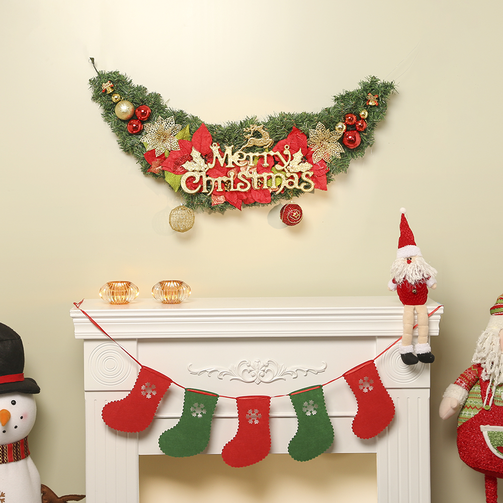 120cm 스토리 크리스마스 가랜드 성탄절 벽장식 트리 가렌드 크리스마스가렌드