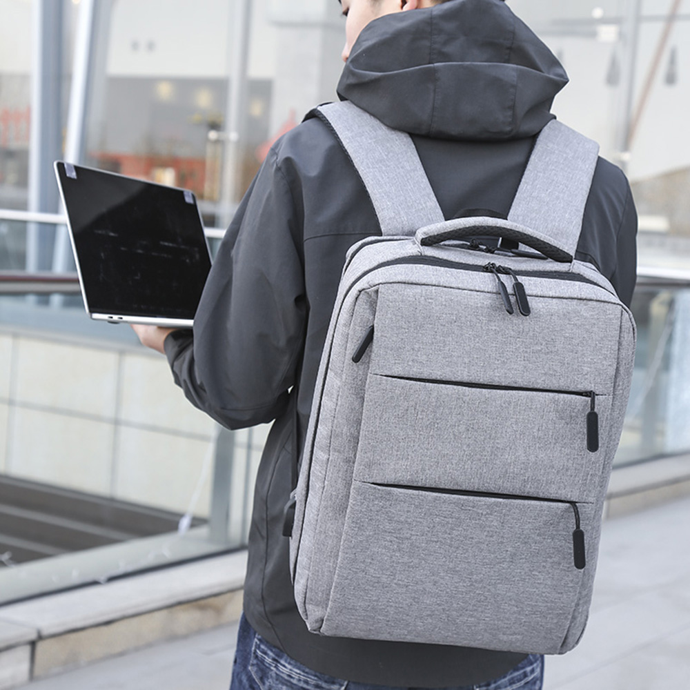 엘프 노트북 백팩 그레이 노트북가방 가방 포켓백팩 여행가방 책가방 서류가방 학생가방