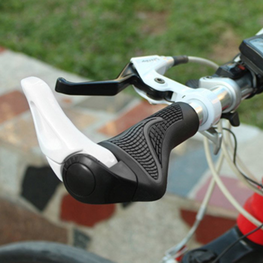 플랜티 자전거 핸들그립 화이트 자전거손잡이 자전거핸들그립 자전거그립 그립 자전거부품