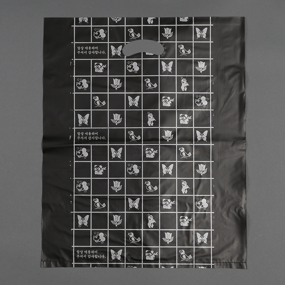 100p 양장비닐봉투 검정 45x55cm 의류봉투 비닐봉투 팬시봉투 비닐쇼핑백 옷봉투