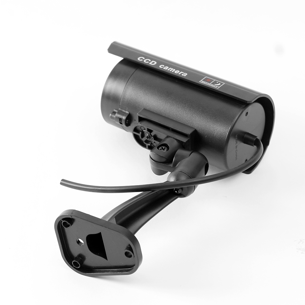 LED 아이존 S9 모형 감시카메라 블랙 방범용 모형감시카메라 가짜감시카메라 모형cctv