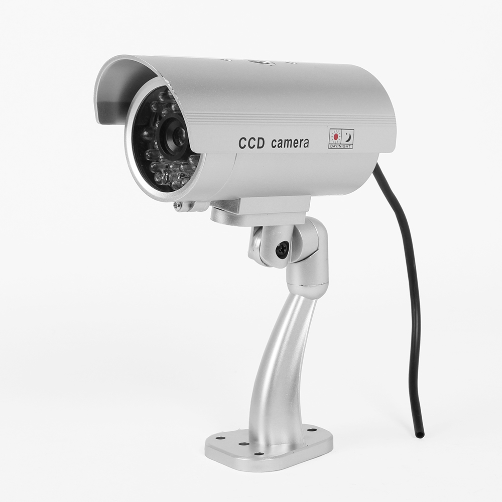 LED 아이존 S9 모형 감시카메라 그레이 방범용 모형감시카메라 가짜감시카메라 모형cctv