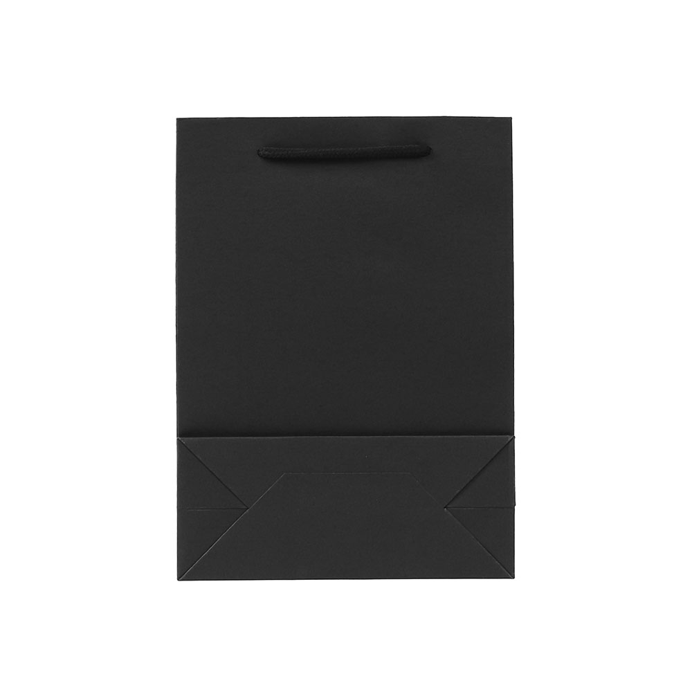 무지 세로형 쇼핑백 블랙 19x26cm 종이쇼핑백 무지쇼핑백 종이가방 종이봉투 쇼핑봉투