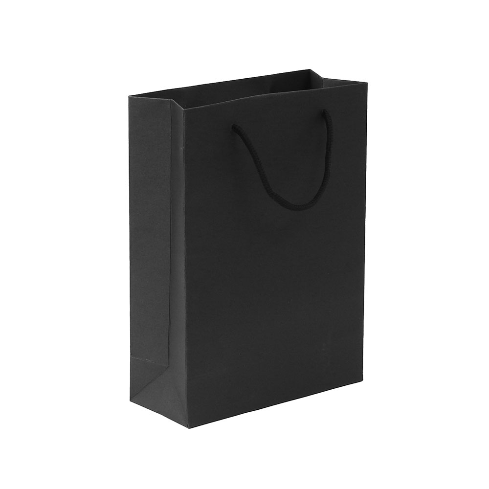 무지 세로형 쇼핑백 블랙 25x33cm 종이쇼핑백 무지쇼핑백 종이가방 종이봉투 쇼핑봉투