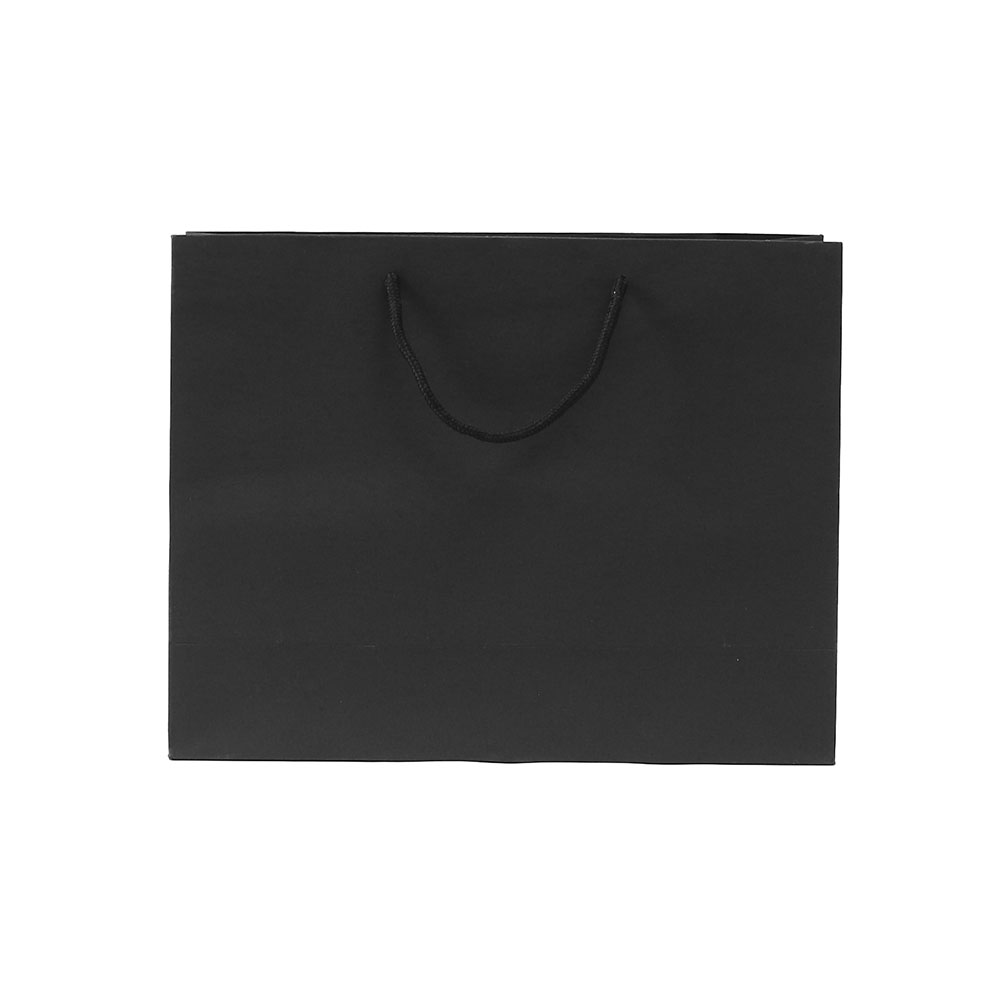 무지 가로형 쇼핑백 블랙 28x20cm 종이쇼핑백 무지쇼핑백 종이가방 종이봉투 쇼핑봉투