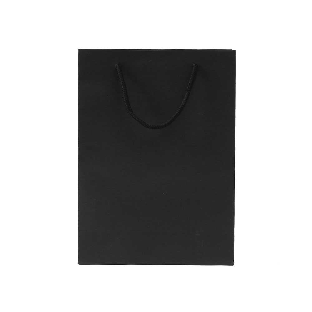 무지 세로형 쇼핑백 블랙 20x28cm 종이쇼핑백 무지쇼핑백 종이가방 종이봉투 쇼핑봉투