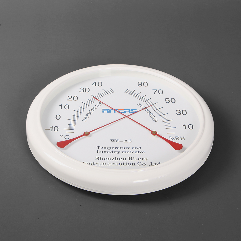 리터스 벽걸이 온도계 습도계 화이트 온습도계 측정기 아날로그온습도계 실내온도계