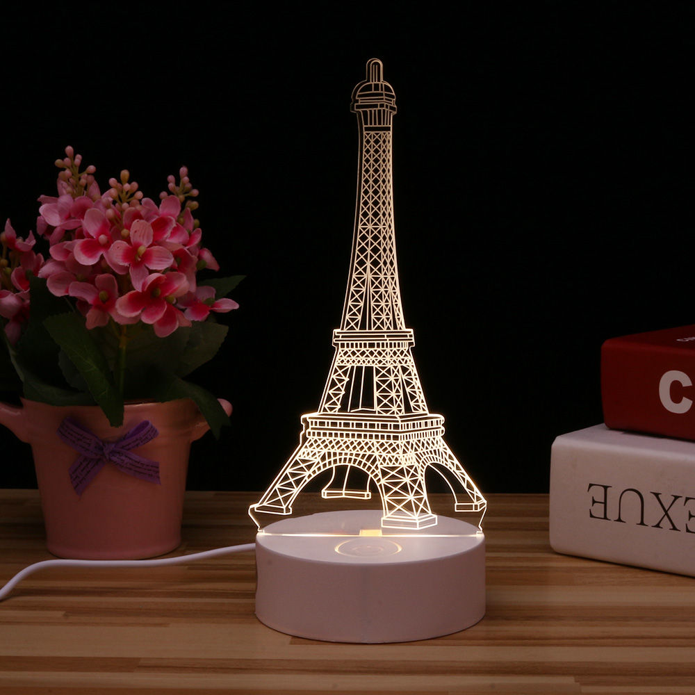 LED 에펠탑 무드등 아크릴 LED취침등 취침등 수면등 수유등 led등 led조명