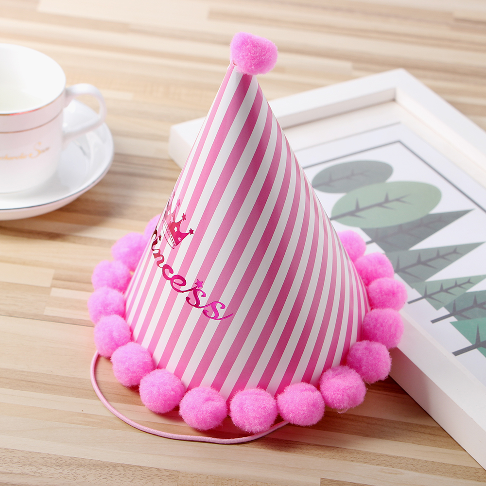 프린세스 파티용 꼬깔모자 핑크 이벤트 파티용모자 기념일 생일파티소품 생일파티용품 이벤트용품