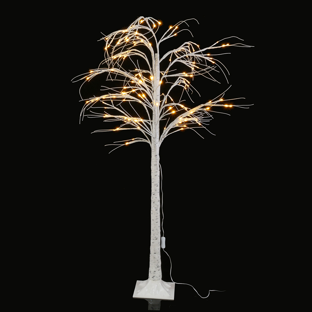 1.2M 자작나무 LED 무드등 USB 장스탠드 나무등 크리스마스장식소품 트리무드등