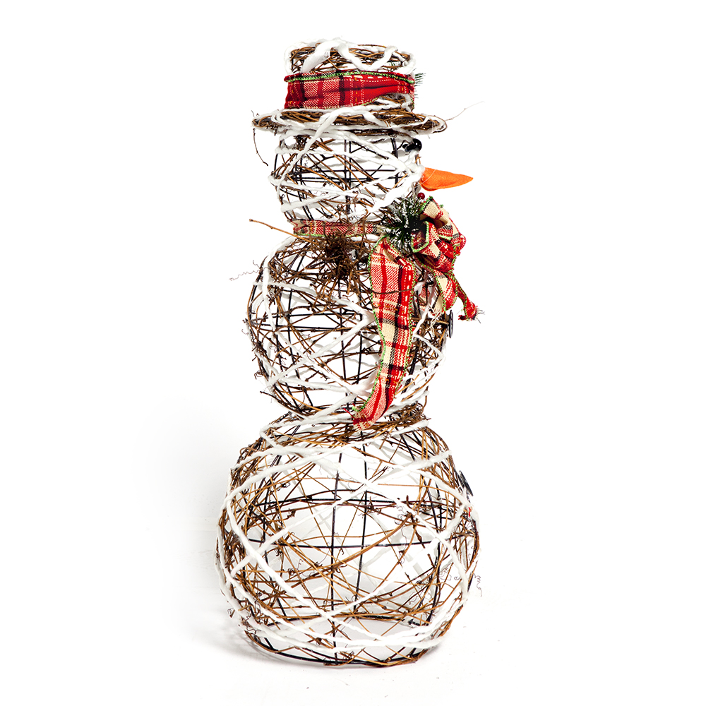 컨츄리 넝쿨 눈사람 50cm 크리스마스장식 트리장식 크리스마스 눈사람장식