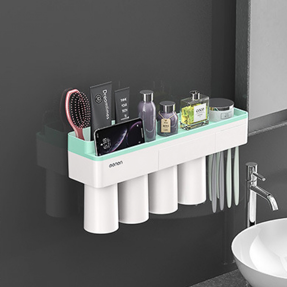 더배스 자석컵 칫솔걸이 욕실 칫솔컵 칫솔꽂이 욕실선반 욕실용품 칫솔보관 욕실화장품선반