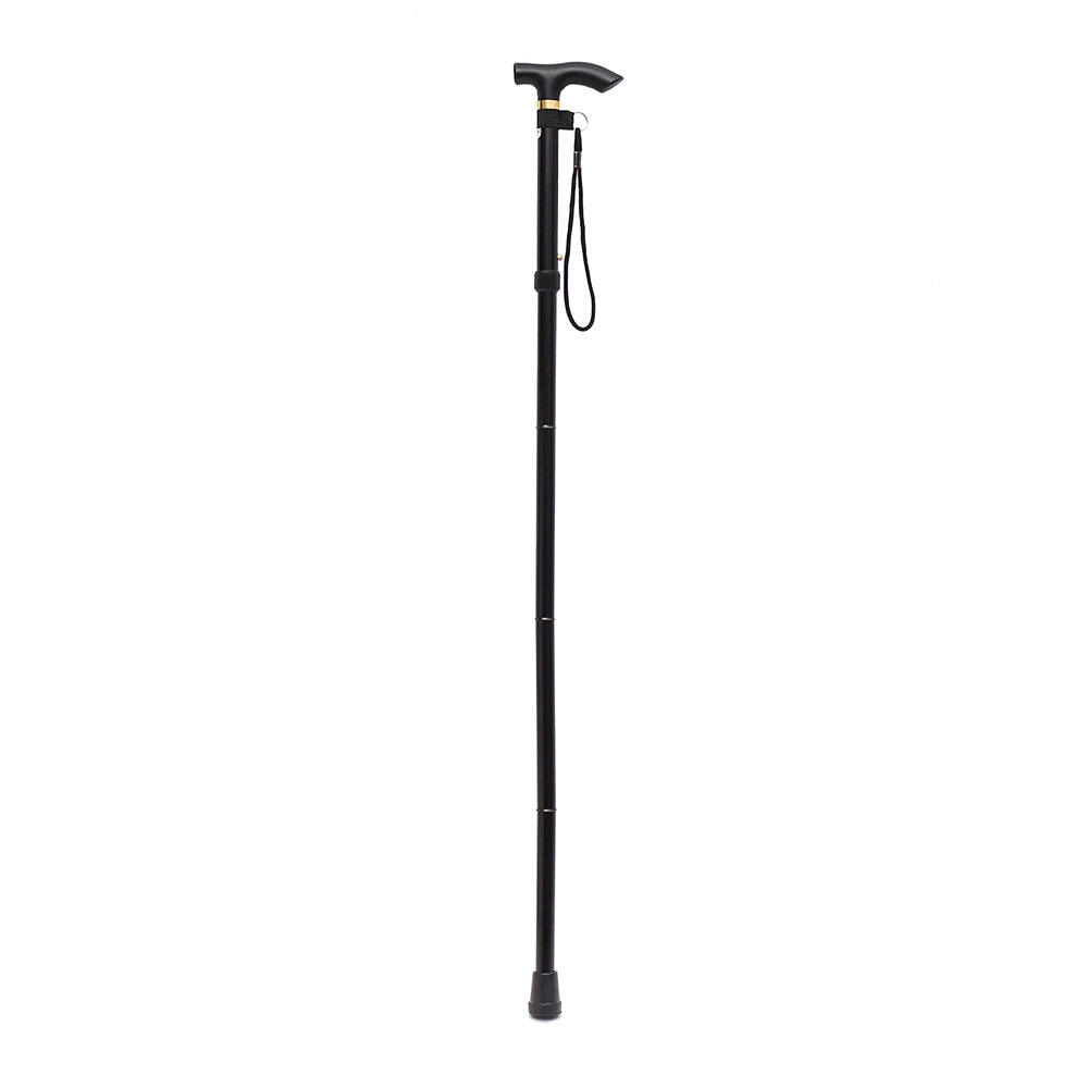 길이조절 접이식 지팡이 블랙 효도 노인지팡이 산책지팡이 미끄럼방지지팡이 외출지팡이