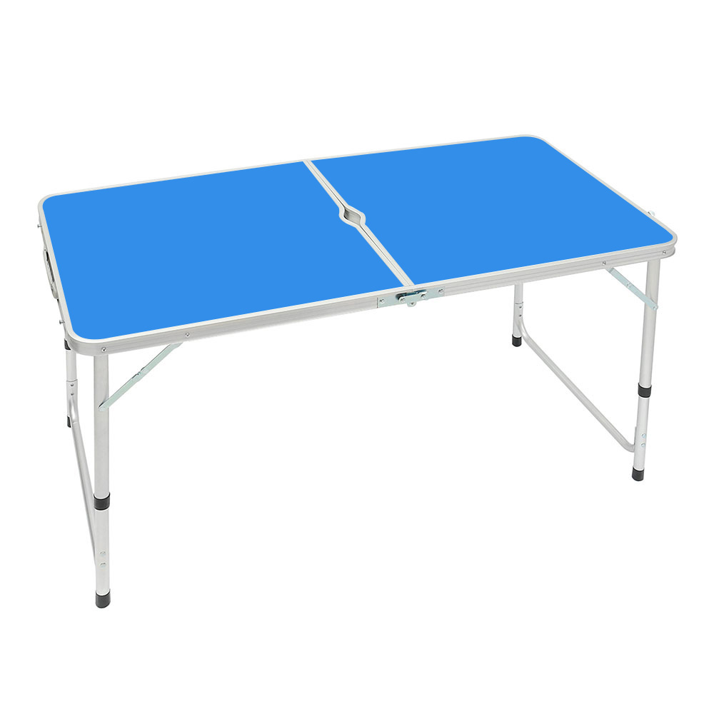 높이조절 접이식 캠핑테이블 블루 야외용테이블 접이식테이블 야외테이블 휴대용테이블 간이테이블