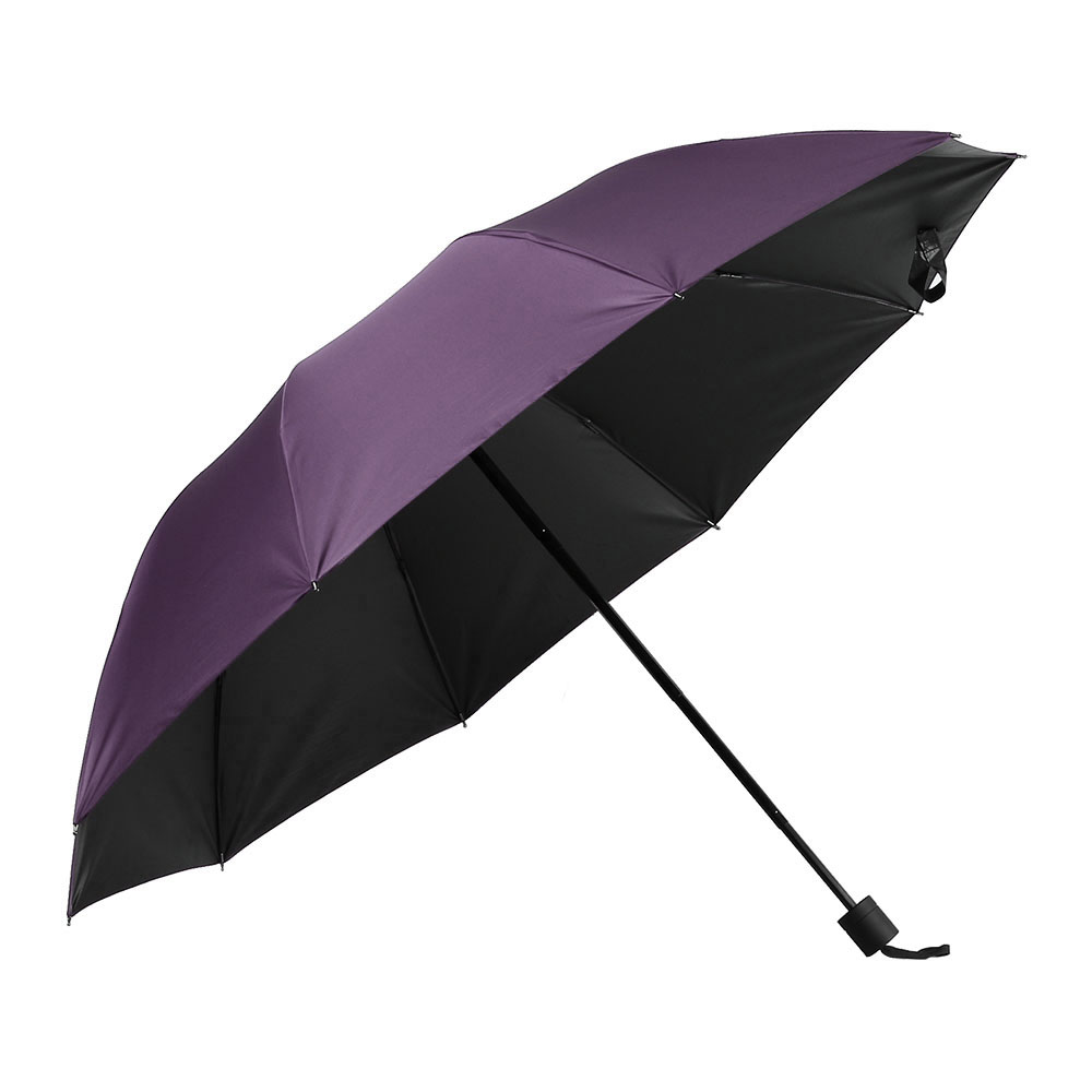 UV차단 대형 3단 우산 퍼플 접이식우산 양산우산 양우산 우양산 3단우산 3단양산