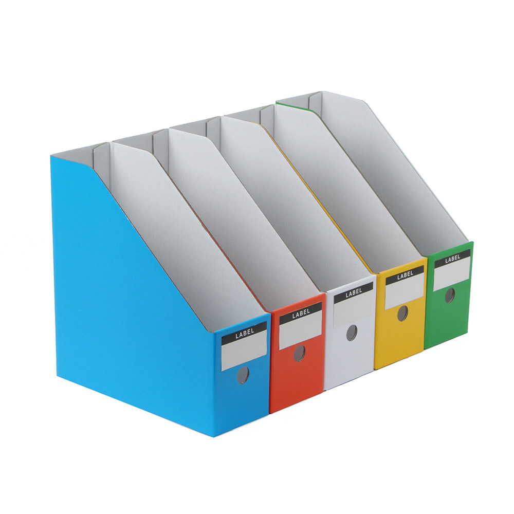 DIY 페이퍼 파일박스 5p세트 컬러 화일꽂이 서류꽂이 파일꽂이 서류보관함 서류정리함