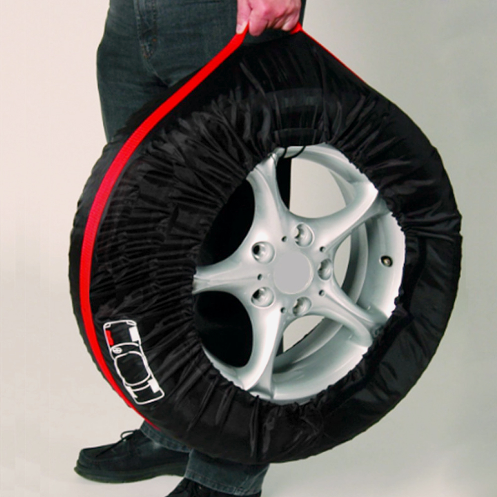 타이어 보관 커버 4p세트 S 레드 차량 바퀴 타이어커버 타이어덮개 바퀴커버 바퀴덮개