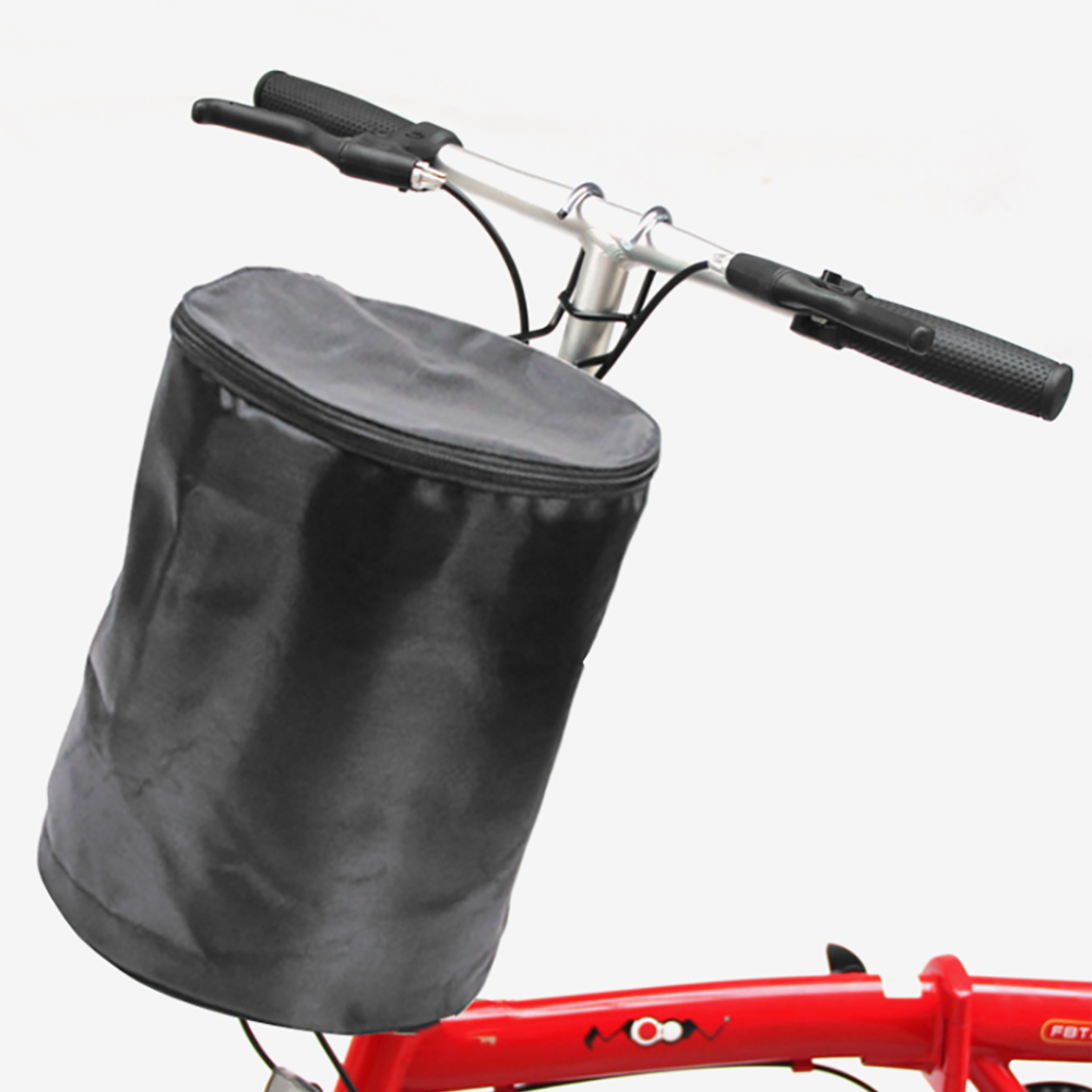 간편걸이식 자전거 바구니 원통형 킥보드가방 자전거바스켓 자전거전면바구니 자전거짐받이