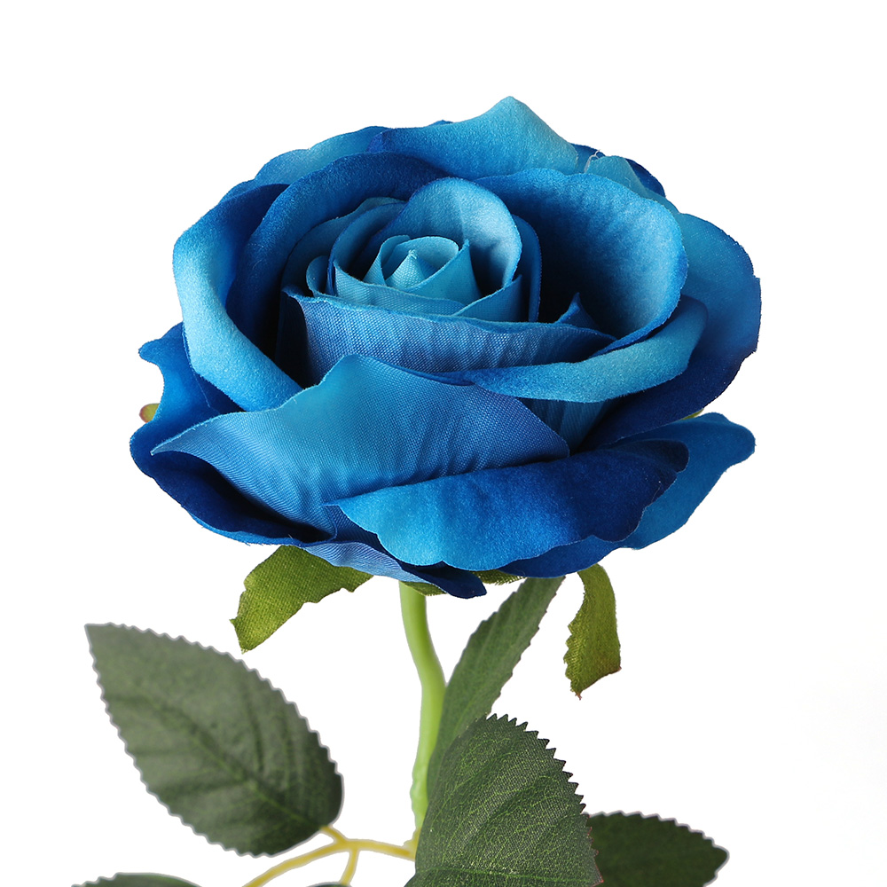 로즈가든 벨벳 장미 조화 블루 홈데코 꽃꽂이 조화꽃 조화장식 인테리어조화 인조꽃 꽃장식