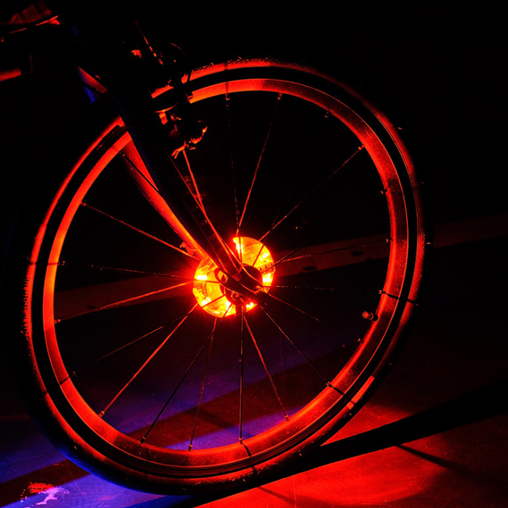 UFO LED 자전거 휠라이트 레드 야간 바퀴안전등 자전거휠라이트 휠라이트 허브라이트