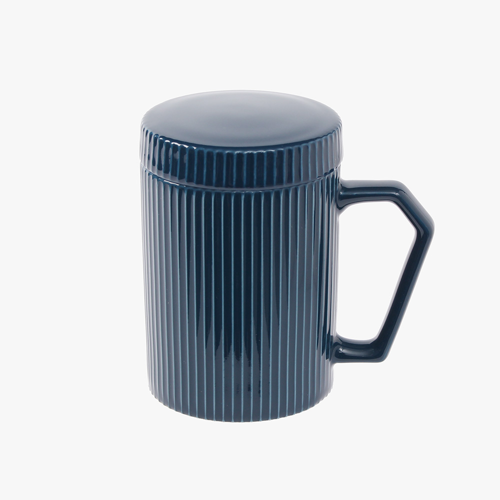 어반 라인 뚜껑 머그 350ml 홈카페 도자기 커피 물컵 머그컵 머그잔 예쁜머그컵