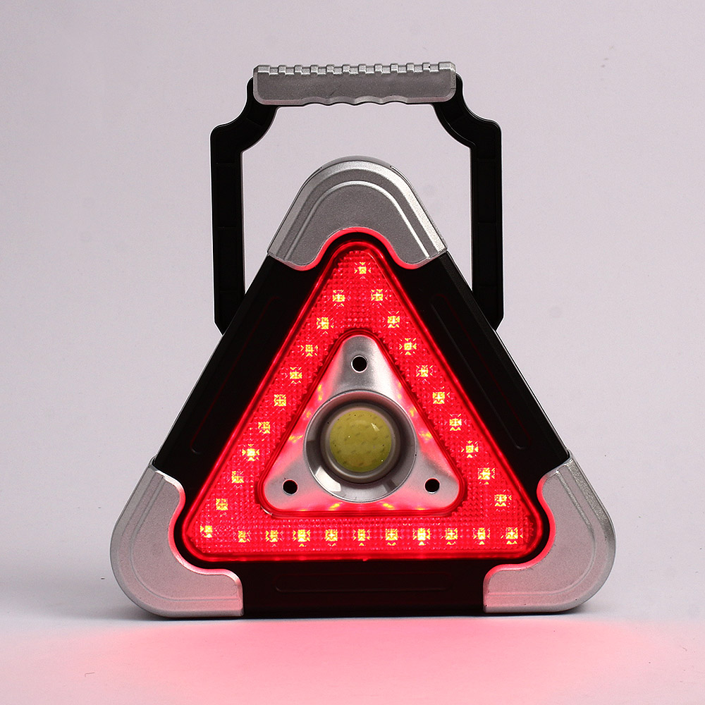 차량용 LED 안전 삼각대 실버 비상표지판 작업등 차량용삼각대 자동차삼각대 비상삼각대