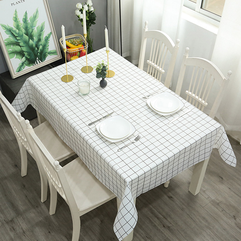 러빙유 격자무늬 식탁보 2p 152x137cm 테이블커버 테이블보 식탁커버 식탁매트