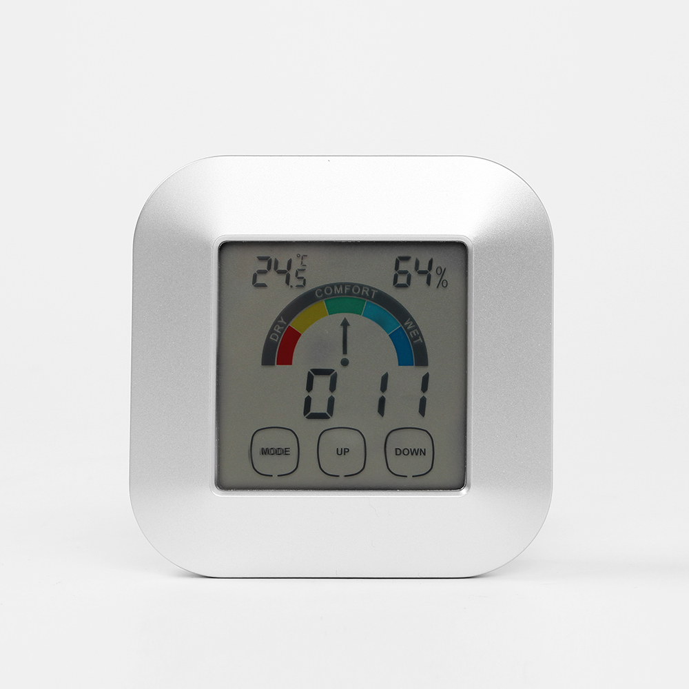 터치스크린 온도계 습도계 자석 디지털 알람 시계 디지털온습도계 터치온도계 터치습도계
