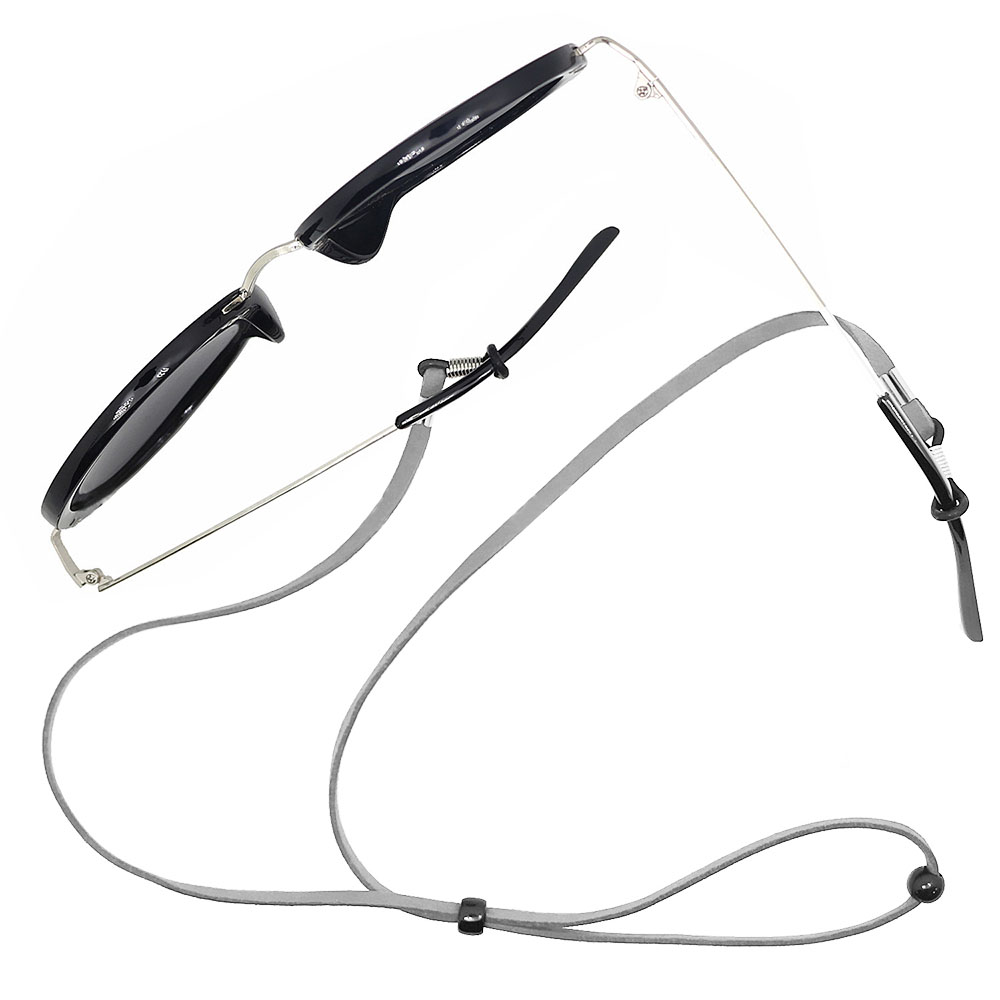 스웨이드 길이조절 안경줄 5p 그레이 안경스트랩 안경끈 끈조절안경줄 안경목걸이 선글라스줄