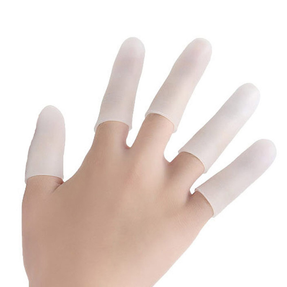 손가락 보호 실리콘 커버 5p세트 미끄럼방지 핑거코트 손가락보호커버 손가락보호링