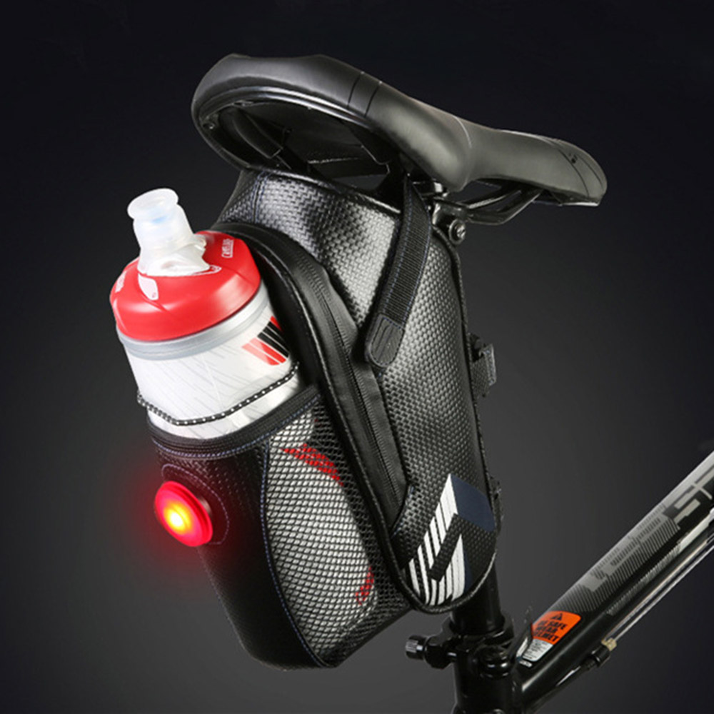 자전거 LED 후미등 안장가방 방수 물통보관 테일백 자전거후미등 자전거안전등 자전거가방