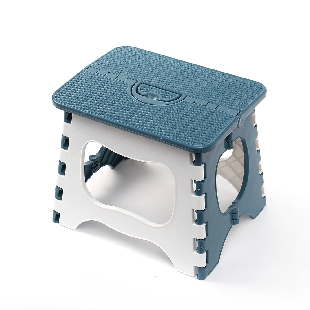 매직 간이 접이식 의자 플라스틱 스툴의자 블루그린 폴딩의자 간이의자 플라스틱휴대의자