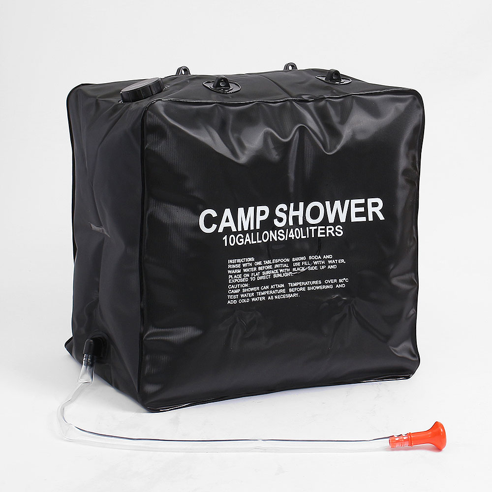 클린업 캠핑 샤워기 40L 간이 휴대용 샤워물통 블랙 캠핑샤워백 야외샤워기 휴대용샤워기
