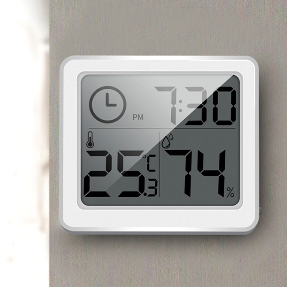 스마트 디지털시계 온습도계 실내온도계 화이트 디지털온습도계 온도기 습도기 온도측정기