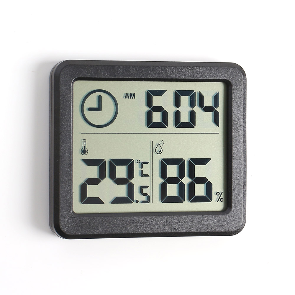 스마트 디지털시계 온습도계 실내온도계 블랙 디지털온습도계 온도기 습도기 온도측정기