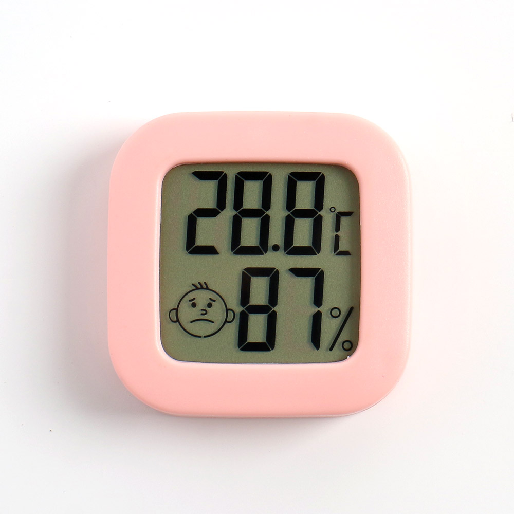 파스텔 미니 디지털 온습도계 실내온도계 핑크 온도기 습도기 온도측정기 습도측정기