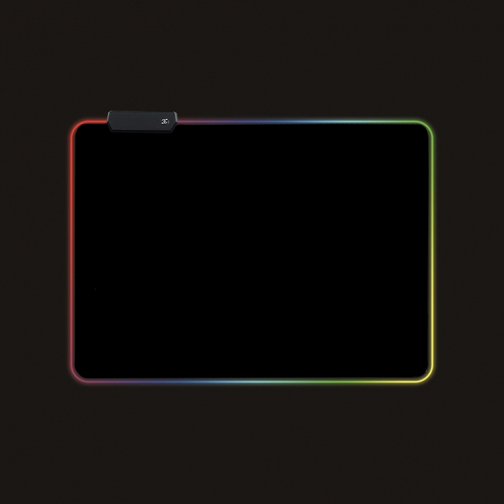 LED 게이밍 마우스패드 블랙 RGB 발광 게이밍패드 게임마우스패드 LED마우스패드