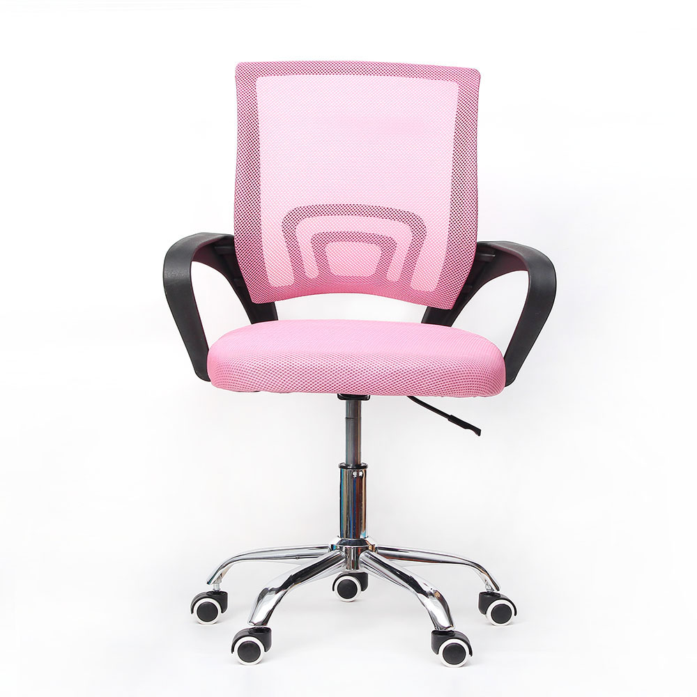레스트온 사무용 의자 핑크 팔걸이 회사의자 팔걸이의자 높이조절의자 사무실의자 공부의자